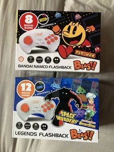2 x FLASHBACK BLAST! HDMI RETRO GAMES. BANDAI NAMCO, LEGENDS SPACE INVADERS PACM - Picture 1 of 4