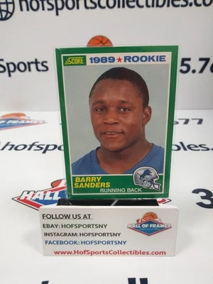 Tarjeta de novato Score Barry Sanders 1989 #257 Foto 1 de 2