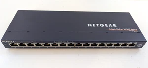 NETGEAR ProSafe 16-Port Auto 10/100 Mbps Switch FS116 - Without Power Cable - Picture 1 of 11