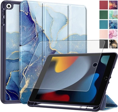 Lonfeid Stifthalter Hülle+ 9H Panzerfolie für iPad 9/8/7 (2021/2020/2019) 10.2" - Bild 1 von 3