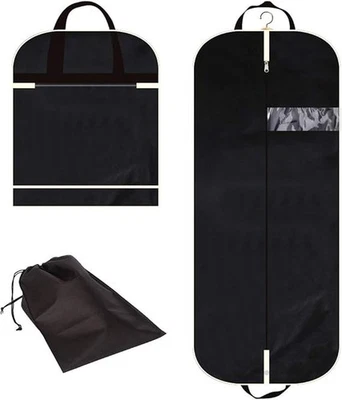 54" Garment Bag with Extra Large Pockets for Travel, Gusseted Suit Cover Mens... - Image 1 of 4