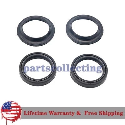 All Balls 56-137 Fork & Dust Seal Kit For Yamaha YZF-R1 50th 06 YZF-R6 99-04 Foto 1 de 4