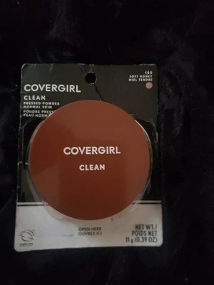 COVERGIRL Clean Pressed Face Powder For Normal Skin - 155 Soft Honey **READ** - Image 1 of 2