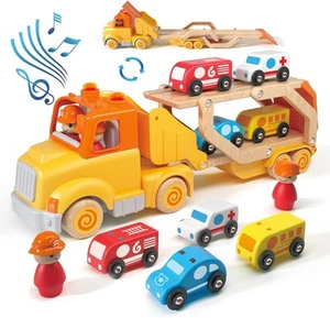 Toddler Car Toys for 2 3 4 5 Years Old Kids, Transport Carrier Truck Toy... - Picture 1 of 12