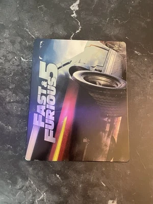 Fast & Furious 5 Limited Edition Steelbook Blu-ray + DVD GC - Image 1 of 4