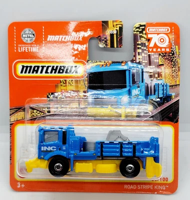 Matchbox 2023  Road Stripe King Short Card Toy Truck New In Package Mattel  - Image 1 of 3