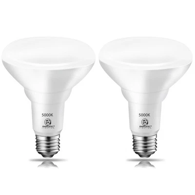 Energetic 2 Pack 75W BR30 LED Recessed Light Bulb, Dimmable, 900 Lumens, Dayl... - Image 1 of 4