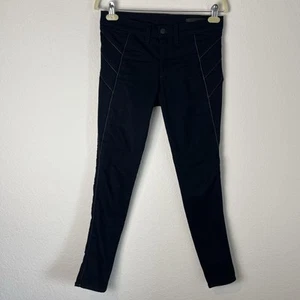 Pantalones de mezclilla forrados de cuero Rag & Bone Midnight talla 27 210 lavado oscuro ajustados tiro bajo - Imagen 1 de 9