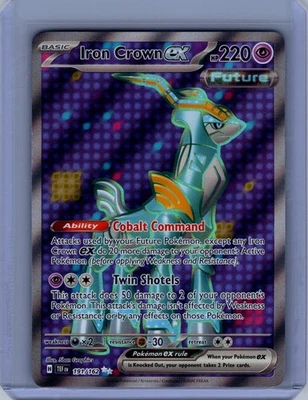 Pokemon SV05: Temporal Forces #191/162 Iron Crown ex Near Mint or Better - Image 1 of 2