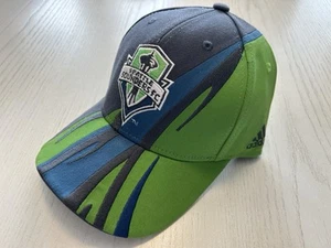 Adidas Multicolored Seattle Sounders FC Adjustable Cap Free Shipping! - Picture 1 of 6
