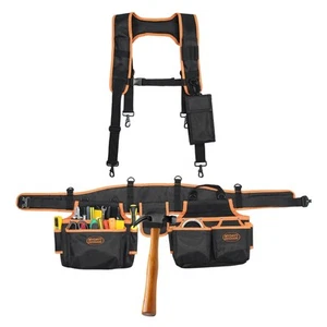 Professional Tool Belt Suspenders,Tool Belt Organizer With Suspenders,Heavy D... - Picture 1 of 8
