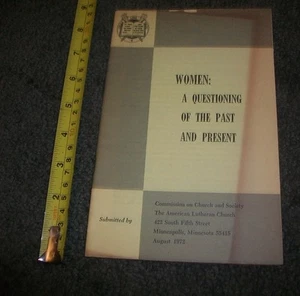 MUJERES UN CUESTIONAMIENTO DEL PASADO Y PRESENTE 1972 RARO FOLLETO ANTIGUO VINTAGE - Imagen 1 de 1