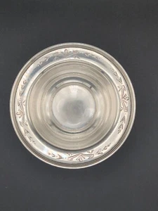 Vintage Navajo  Sterling Silver Hand Etched Bowl Unusual Old Must See  - Picture 1 of 11
