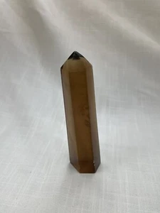 Rauchkaramell Quarz Kristall Turm - Bild 1 von 5