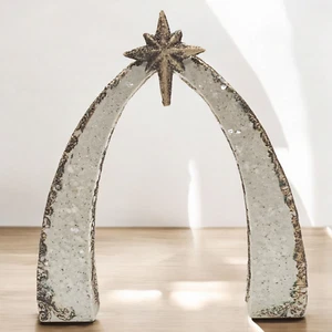 Belén Holiday Time Arco Creche con Estrella Repuesto Acento Dorado Brillo - Imagen 1 de 11