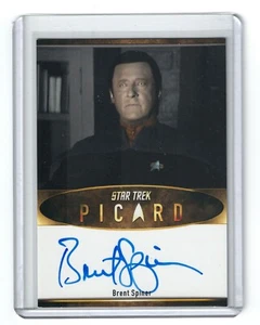 BRENT SPINER DATA EXTREMELY LIMITED AUTOGRAPH CARD STAR TREK PICARD SEASON 1 - Picture 1 of 4