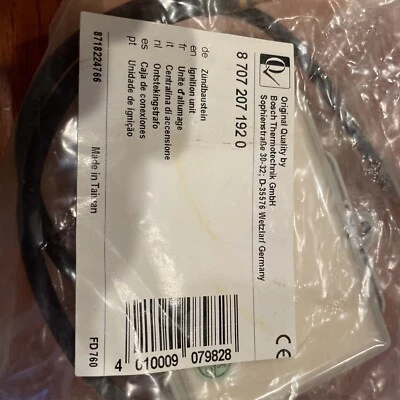 Bosch Ignition unit igniter 87072071920 8 707 207 192 0 BOX-1 - Image 1 of 2