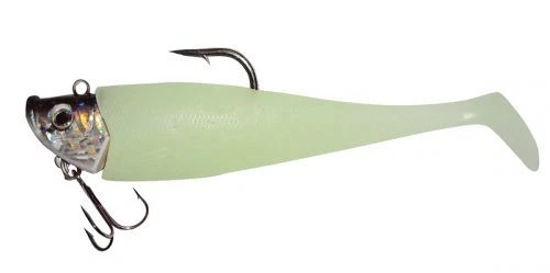 Heilbutt-Shad Silber/Luminous - Bild 1 von 1