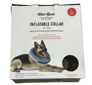 Well & Good Inflatable Collar for Dogs L/XL NEW -Helps Pets Recover Comfortably - Picture 1 of 8