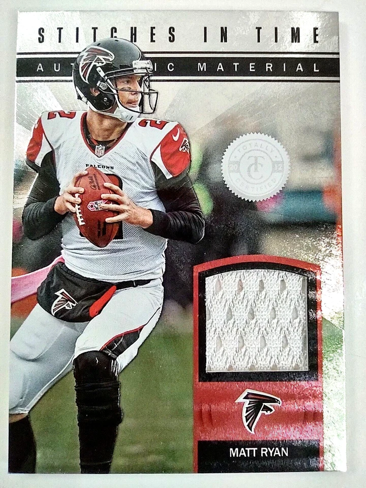 2012 Totally Certified Stitches in Time #16 Matt Ryan 089/199 Falcons Jersey - Image 1 of 4