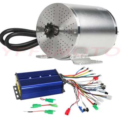 Motor sin escobillas 48V 60V 72V 1800/2500W/3000W DC para GoCart Golf E-bike Trike ATV Foto 1 de 4