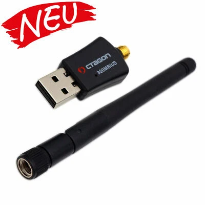 OCTAGON WL318 WLAN 300 Mbit/s USB 2.0 Adapter für VU+ Gigablue Protek Octagon - Bild 1 von 4