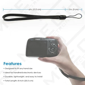 Universal Hand/Wrist Strap for Kodak PlaySport Zx3 Zx5 Zx1 Zi8 HD Video Camera - Picture 1 of 9