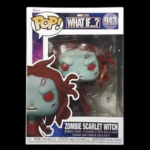 Funko Pop + Protector! Marvel #943 What If...? Zombie Scarlet Witch *Mint* - Picture 1 of 12