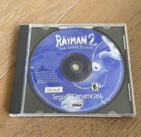 Rayman 2 The Great Escape (Sega Dreamcast) Game Only: Test & Works, Clean Disc