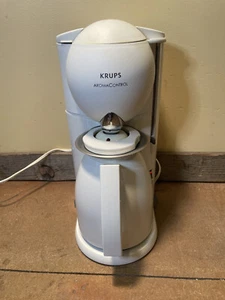 Krups Aroma Control Coffee Maker With Thermal Carafe 10 Cup Model 199 WHITE - Picture 1 of 6