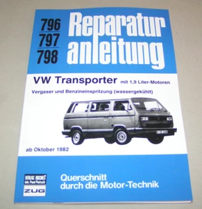 Manual de Reparación - VW T3 Transporter Bus 1,9 Litro - Año Fabricación Ab 1982 - Imagen 1 de 2