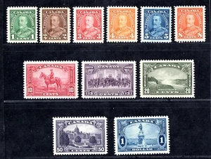 CANADA 1935 SCOTT #217-227 MINT NEVER HINGED - Picture 1 of 2