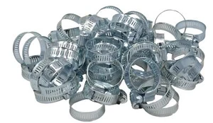 50 Piece 304 Stainless Steel 19-38mm Worm Drive Hose Clamp - Picture 1 of 6