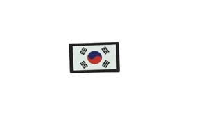 Patch bedruckt bestickt Reise Souvenir Biker Rucksack Flagge Südkorea - Bild 1 von 1