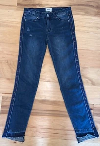 HUDSON GIRLS SKINNY JEANS W/ STAR DETAIL DOWN LEGS SIZE 16 EXCELLENT COND LD6 - Picture 1 of 4