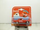 MAJORETTE 290 FORD THUNDERBIRD '57 COCA COLA -RED 3inch- GOOD BLISTER CARD - 272