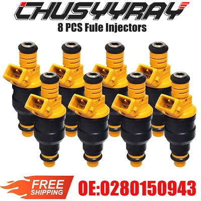 8X Inyectores de combustible de actualización 0280150718 para Ford F250/F350 1993 1994 5,8 L V8 Foto 1 de 4