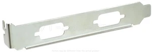 Slot Mounting Bracket supports Dual DB9 COM Ports - Picture 1 of 2