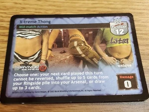 WWE WWF Raw Deal CCG - X-treme Thong - Ultra Rare - SS2 - Picture 1 of 1