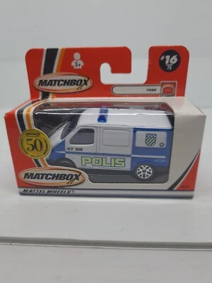 Matchbox Ford Transit Polis van decals MB #16 50th Anniversary New In Box 95818 - Image 1 of 4