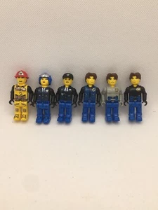 2001 Lego Jack Stone Minifigur Menge 6 gemischt Junior Polizei Feuer - Bild 1 von 6