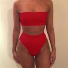 Sexy Chest-Wrapped Underwear Suit Three-Point Women's Pure Color Tube-Top
