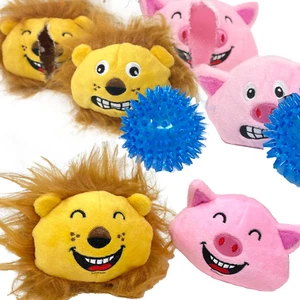 3 in 1 Dog Squeaky Toy, Three Dog Toys in One for Aggressive Chewers - Interacti - Picture 1 of 12