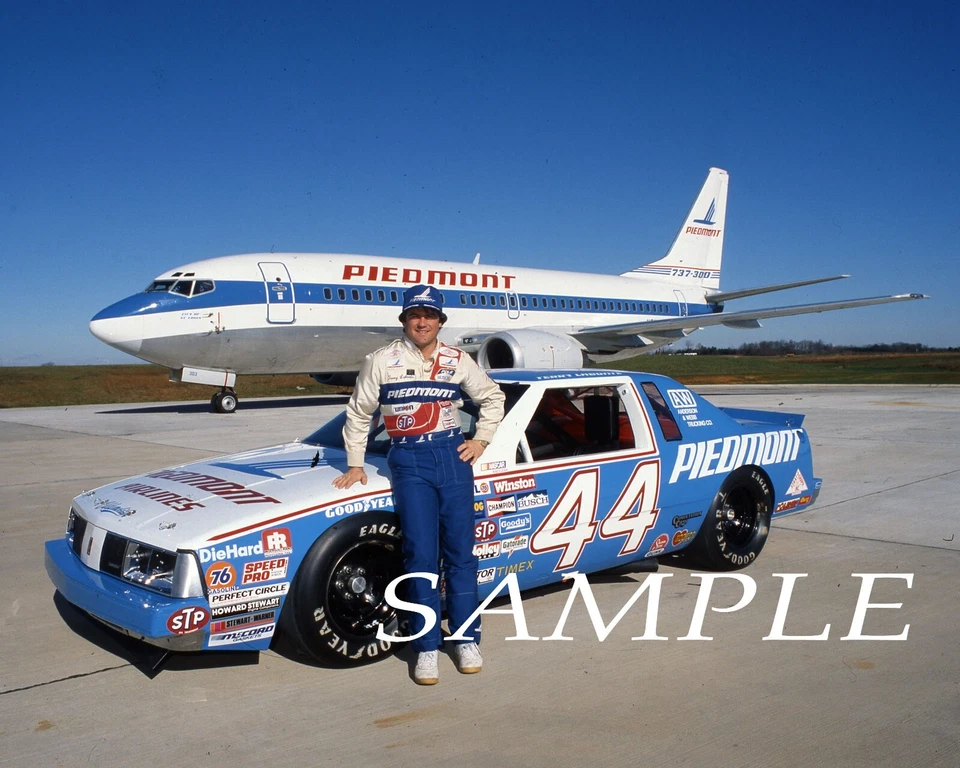 FOTO BRILLANTE DE TERRY LABONTE #44 DE PIEDMONT AIRLINES DE CERCA 8X10 #4R Foto 1 de 1