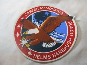 Pegatina STS-54 Eagle Casper McMonagle Runco Harbaugh Helms NASA - Imagen 1 de 2