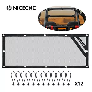 NICECNC Käfig Race Net Mesh Rückwand Für Polaris RZR1000,570, RZR XP 2016-2021 - Picture 1 of 10