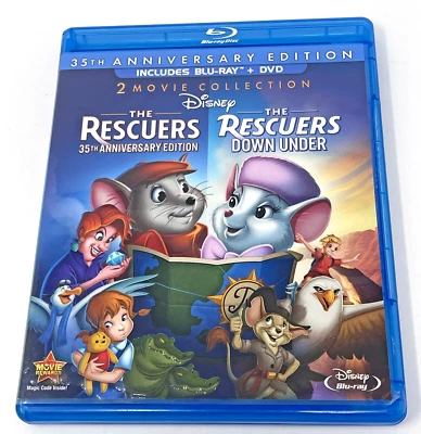 The Rescuers 35th Anniversary Edition & 2 Down Under Blu-ray + DVD 3-Disc Set - Image 1 of 4