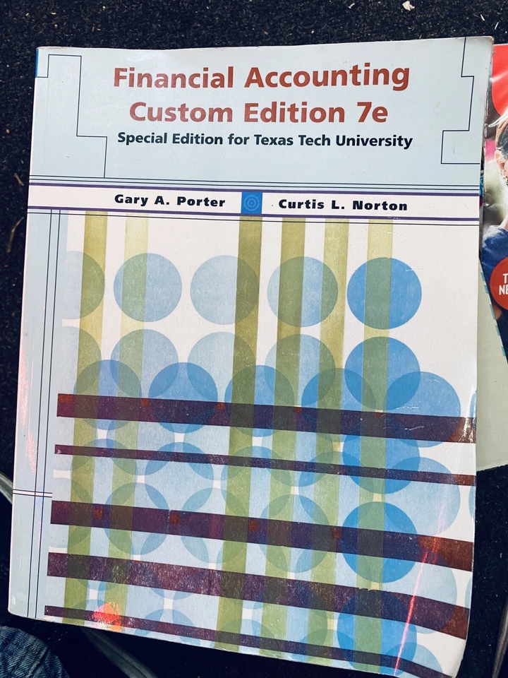 Finnancial Accounting Custom Edition 7e Special Edition for Texas University - Image 1 of 1