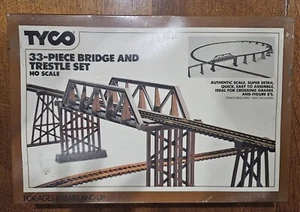 Vintage Tyco 33 Stück Brücke und Bock Set HO Scale Neu in Box NO 909 - Bild 1 von 3