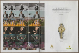 2022 Rolex Oyster Perpetual Datejust 36 stampa annuncio momento di eternità è cinema - Foto 1 di 6